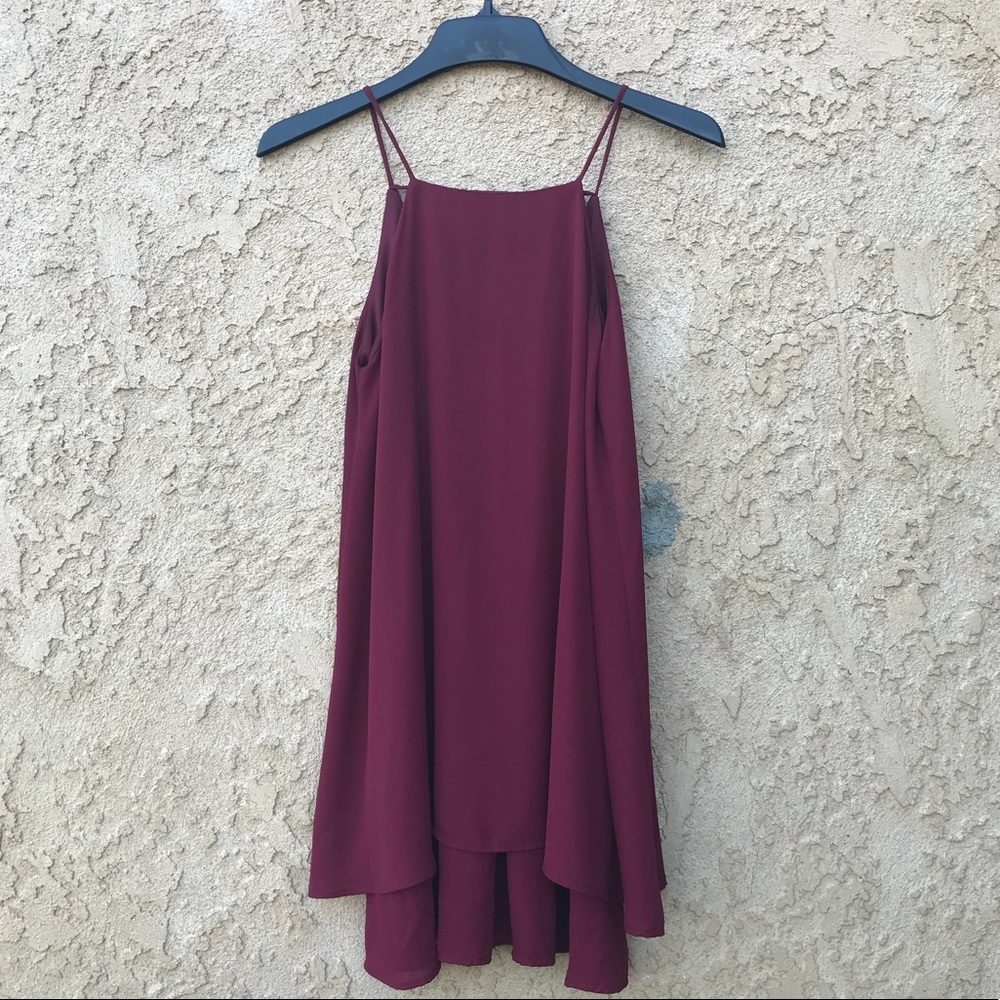 Burgundy Dress